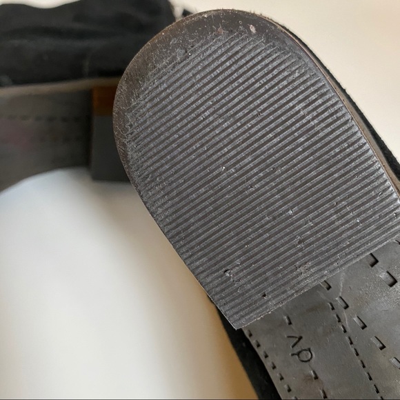 DV by Dolce Vita Black Suede Heeled Booties - Picture 8 of 9